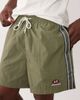 Abercrombie & Fitch Abercrombie & Fitch nylon shorts with side stripe in khaki-Black - 3