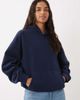 Abercrombie & Fitch Abercrombie & Fitch oversized hoodie in navy - 1