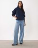 Abercrombie & Fitch Abercrombie & Fitch oversized hoodie in navy - 2