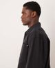 Abercrombie & Fitch Abercrombie & Fitch oversized zip up shacket in black - 4