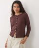 Abercrombie & Fitch Abercrombie & Fitch pointelle cami and cardigan in brown - 1