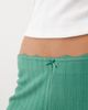 Abercrombie & Fitch Abercrombie & Fitch pointelle pyjama pants in green - 4