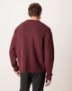 Abercrombie & Fitch Abercrombie & Fitch preppy cardigan in burgundy-Red - 3
