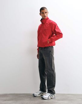 Abercrombie & Fitch Abercrombie & Fitch relaxed fit jeans in light gray wash