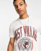 Abercrombie & Fitch Abercrombie & Fitch retro prep west village print T-shirt in white - 1