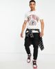 Abercrombie & Fitch Abercrombie & Fitch retro prep west village print T-shirt in white - 4