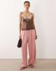 Abercrombie & Fitch Abercrombie & Fitch reversible cami top in floral print-Brown - 2