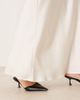 Abercrombie & Fitch Abercrombie & Fitch satin look high rise bias cut maxi skirt in cream-Neutral - 4