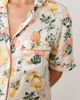 Abercrombie & Fitch Abercrombie & Fitch satin short sleeve pajama shirt in yellow citrus print - part of a set - 2