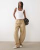 Abercrombie & Fitch Abercrombie & Fitch scoop neck tank top with built-in bra in white - 2