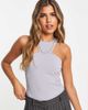 Abercrombie & Fitch Abercrombie & Fitch seamless high neck bodysuit in gray - 1