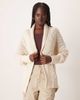 Abercrombie & Fitch Abercrombie & Fitch shawl collar boho cardigan in cream-Neutral - 1