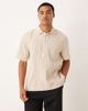 Abercrombie & Fitch Abercrombie & Fitch short sleeve cropped poplin shirt in beige-Neutral - 1