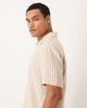 Abercrombie & Fitch Abercrombie & Fitch short sleeve cropped poplin shirt in beige-Neutral - 4