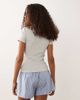 Abercrombie & Fitch Abercrombie & Fitch short sleeve seamless baby tee in gray - 4