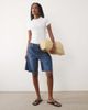 Abercrombie & Fitch Abercrombie & Fitch short sleeve seamless baby tee in white - 3