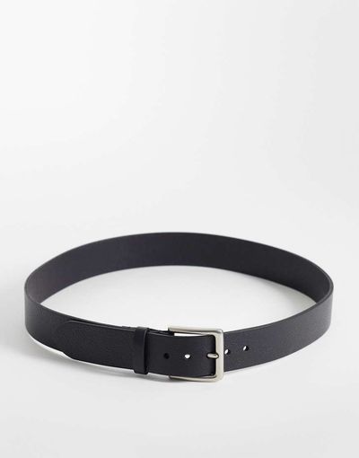 Abercrombie & Fitch Abercrombie & Fitch silver-tone hardware belt in black
