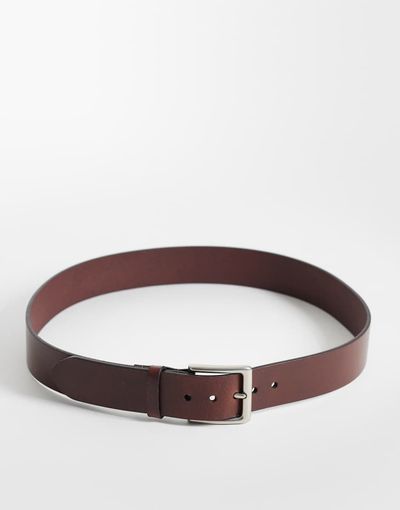 Abercrombie & Fitch Abercrombie & Fitch silver-tone hardware belt in brown
