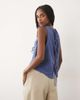 Abercrombie & Fitch Abercrombie & Fitch sleeveless embroidered top with tie up back in blue-White - 4
