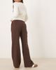 Abercrombie & Fitch Abercrombie & Fitch sloane ultra high waist tailored pants in brown - 3
