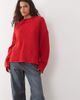 Abercrombie & Fitch Abercrombie & Fitch slouchy knit sweater in red - 1