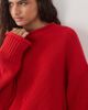 Abercrombie & Fitch Abercrombie & Fitch slouchy knit sweater in red - 3