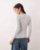 Abercrombie & Fitch Abercrombie & Fitch soft touch crew neck long sleeve top in gray - 3