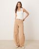 Abercrombie & Fitch Abercrombie & Fitch square halterneck sleeveless top in white - 3