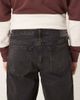 Abercrombie & Fitch Abercrombie & Fitch straight leg jeans in black - 4