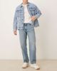 Abercrombie & Fitch Abercrombie & Fitch straight leg jeans in light blue wash - 1