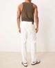 Abercrombie & Fitch Abercrombie & Fitch straight leg jeans in white - 2