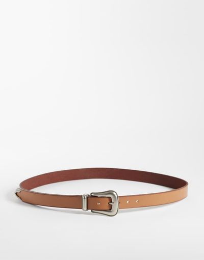 Abercrombie & Fitch Abercrombie & Fitch suede belt in light brown