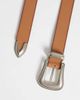 Abercrombie & Fitch Abercrombie & Fitch suede belt in light brown - 3
