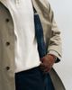 Abercrombie & Fitch Abercrombie & Fitch trench coat with cord collar in beige-Neutral - 4