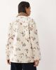 Abercrombie & Fitch Abercrombie & Fitch twill barn jacket in cream floral-White - 3