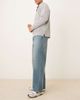 Abercrombie & Fitch Abercrombie & Fitch ultra baggy 5 pocket jeans in mid blue wash - 3