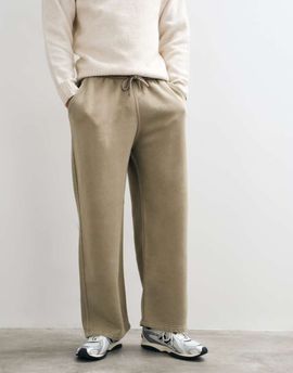 Abercrombie & Fitch Abercrombie & Fitch ultra baggy sweatpants with open hem in stone-NEUTRAL