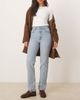 Abercrombie & Fitch Abercrombie & Fitch ultra high rise 90s straight leg jeans in light-blue wash - 1
