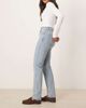 Abercrombie & Fitch Abercrombie & Fitch ultra high rise 90s straight leg jeans in light-blue wash - 3