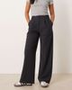 Abercrombie & Fitch Abercrombie & Fitch ultra high rise sloane wide leg pants in micro plaid black - 2
