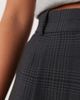 Abercrombie & Fitch Abercrombie & Fitch ultra high rise sloane wide leg pants in micro plaid black - 3