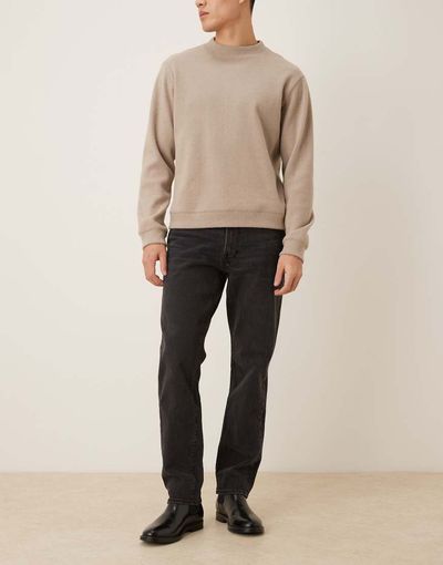 Abercrombie & Fitch Abercrombie & Fitch vintage stretch straight jeans in black
