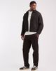 Abercrombie & Fitch Abercrombie & Fitch wool blend herringbone jacket in dark brown-Gray - 2