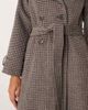 Abercrombie & Fitch Abercrombie & Fitch wool blend maxi trench coat in gingham-Multi - 3