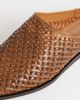 Abercrombie & Fitch Abercrombie & Fitch woven leather mules in brown - 4