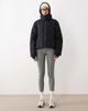 Abercrombie & Fitch Abercrombie & Fitch YPB cropped high neck puffer jacket in black - 1