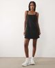 Abercrombie & Fitch Abercrombie & Fitch YPB double layer strappy dress in black - 1
