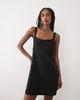 Abercrombie & Fitch Abercrombie & Fitch YPB double layer strappy dress in black - 3