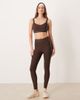 Abercrombie & Fitch Abercrombie & Fitch YPB sculpt built in support sports bra in brown - part of a set - 2