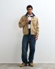 Abercrombie & Fitch Abercrombie & Fitch zip up jacket with collar in beige-White - 1